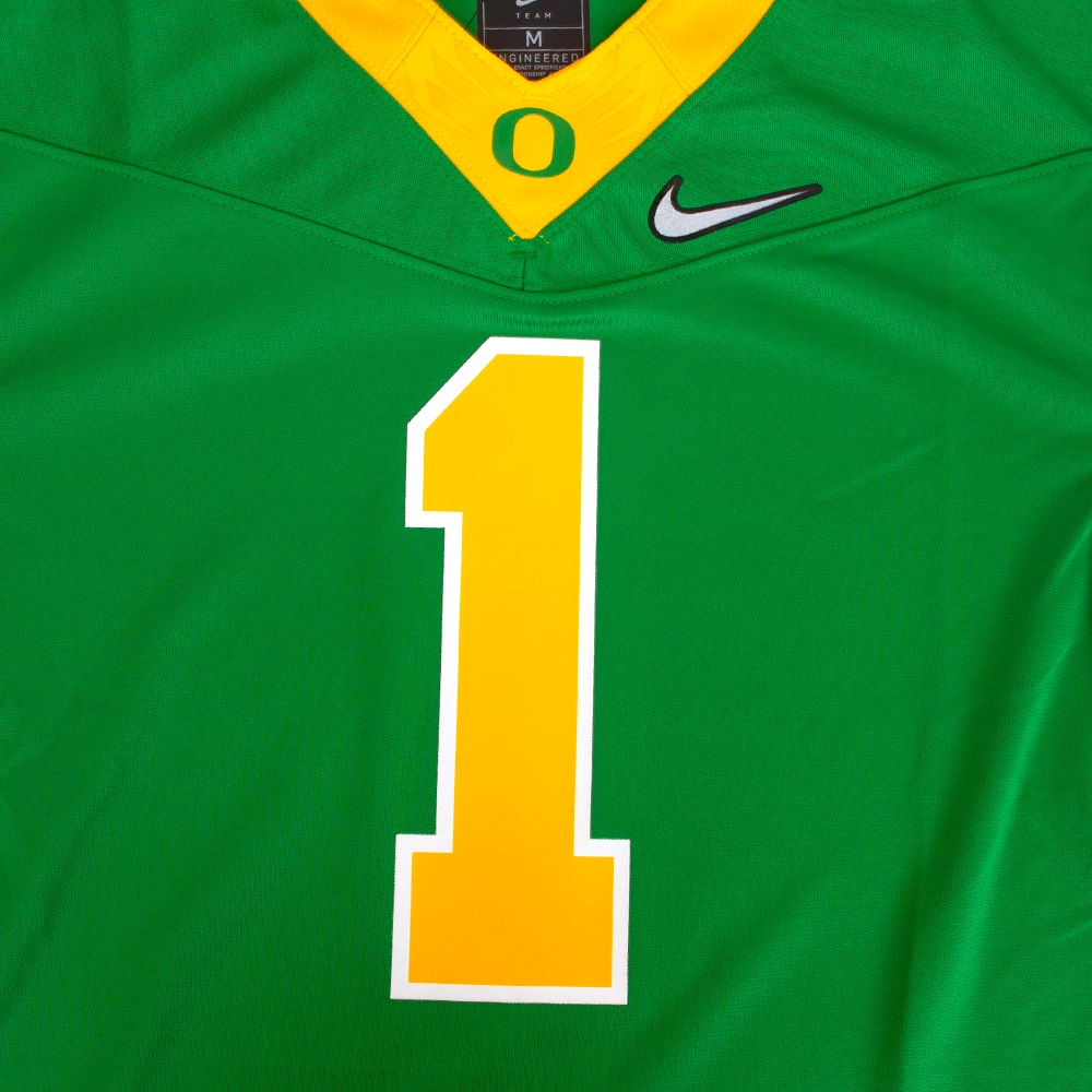 Classic Oregon O, Nike, Green, Jerseys, Polyester, Kids, Youth, Football, Replica, 2024, 829841